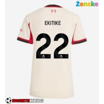 Ženske Nogometnih dresov Liverpool Hugo Ekitike #22 Gostujoči 2025-26 Kratki rokavi